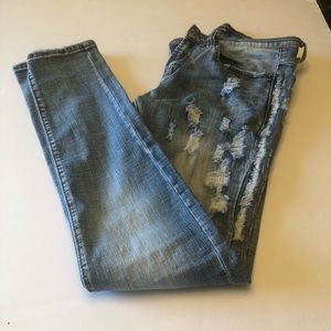 Decibel mens rip jeans